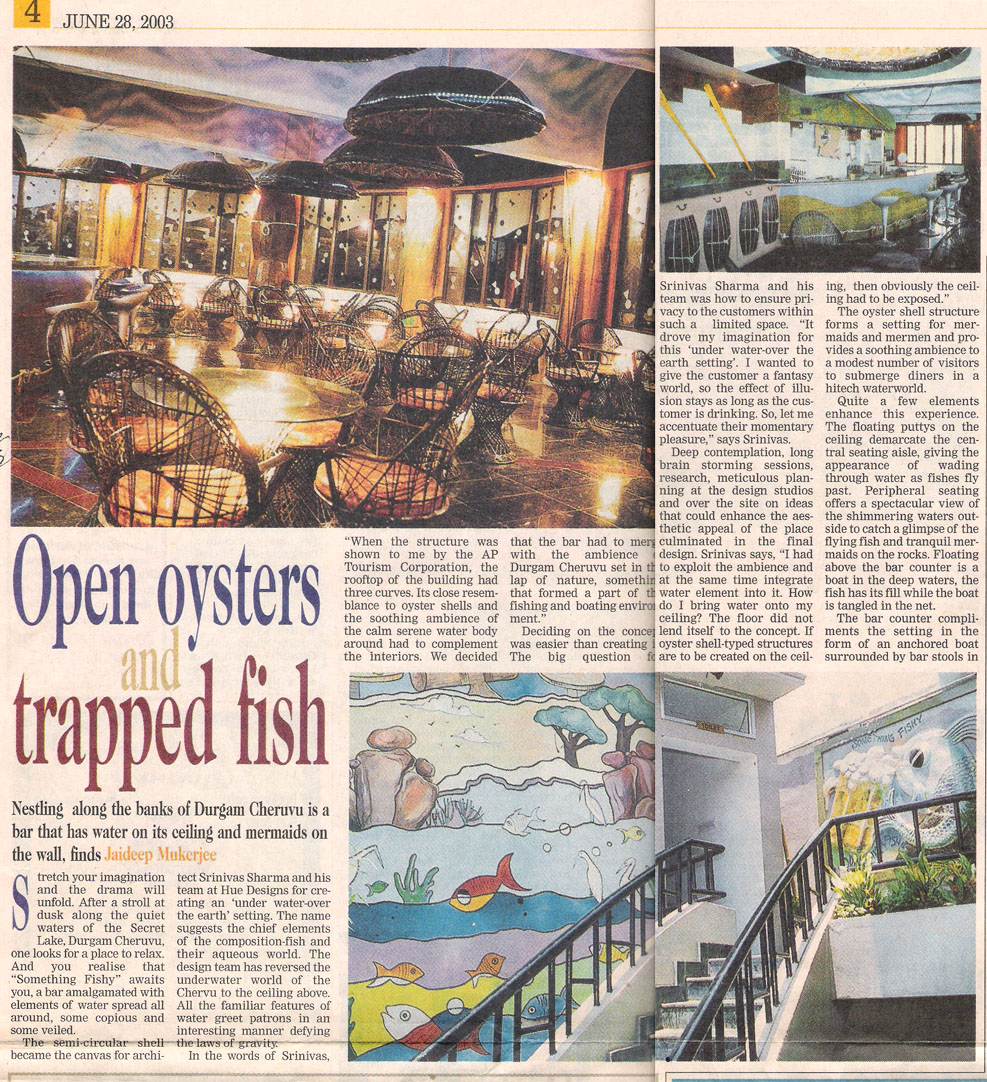 'Something fishy' restaurant article